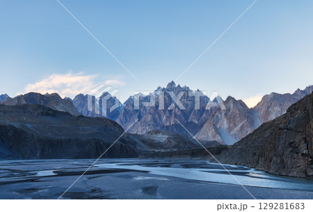 Tupopdan, Passu Cathedral or Passu Cones, is a mountain in northern Pakistan 129281683