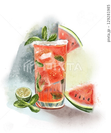 Watermelon cocktail Watermelon cocktail 129281985