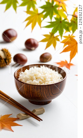 bowl of rice 129282127