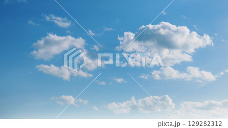 sky is blue and clear with few clouds scattered throughout sky is blue and clear with few clouds scattered throughout 129282312
