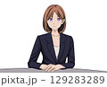 ニュースキャスター 129283289