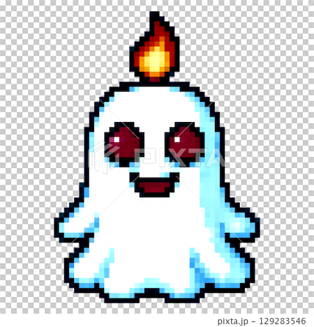 RPGに出てきそうなドット絵のゴースト RPGに出てきそうなドット絵のゴースト 129283546