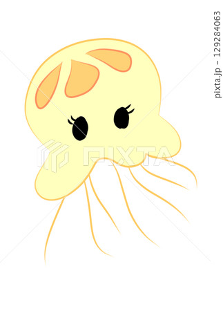 カラフルなクラゲ カラフルなクラゲ 129284063