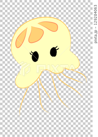 カラフルなクラゲ カラフルなクラゲ 129284063