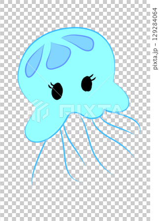 多彩的水母 129284064