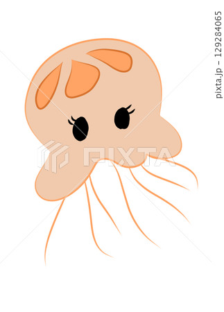 カラフルなクラゲ カラフルなクラゲ 129284065