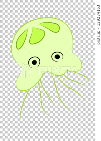 カラフルなクラゲ 129284163