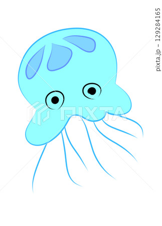 カラフルなクラゲ カラフルなクラゲ 129284165