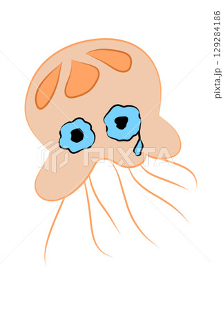涙を流すクラゲ 129284186