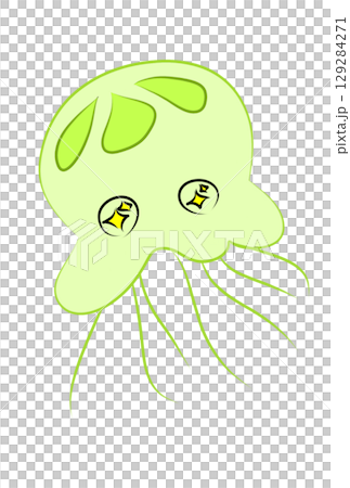 カラフルなクラゲ 129284271