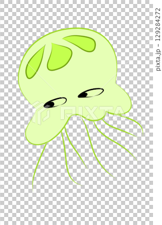 カラフルなクラゲ 129284272