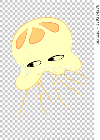 カラフルなクラゲ カラフルなクラゲ 129284276