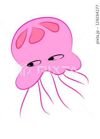 カラフルなクラゲ 129284277