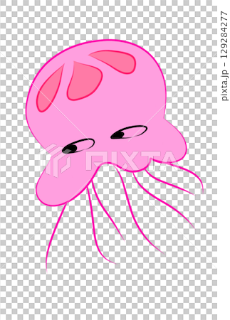 カラフルなクラゲ 129284277