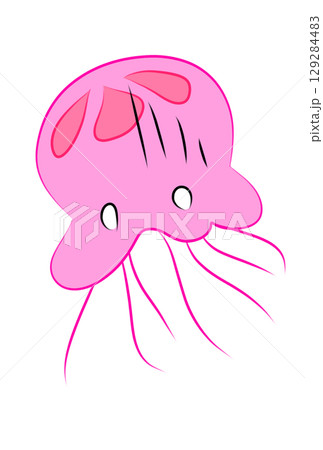 カラフルなクラゲ 129284483