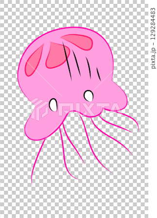 カラフルなクラゲ 129284483