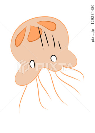 カラフルなクラゲ 129284486