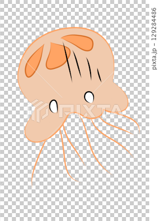 カラフルなクラゲ 129284486