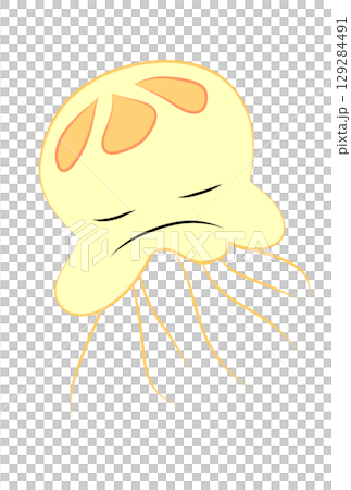 カラフルなクラゲ カラフルなクラゲ 129284491