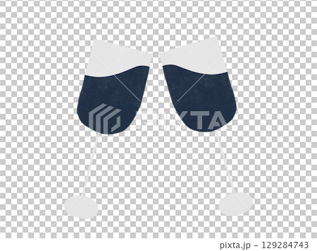 乾杯をするワイングラスのイラスト 129284743