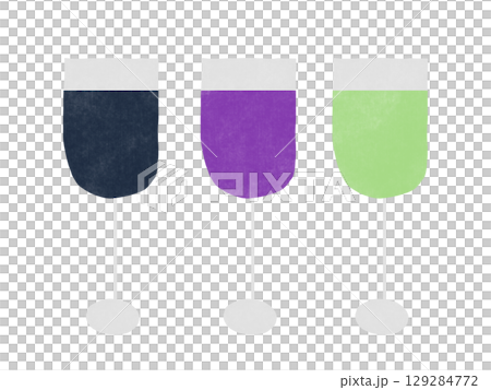 Set of wine glass illustrations Set of wine glass illustrations 129284772