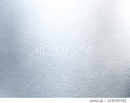鉄板の背景素材　ヘアライン仕上げ 129285492