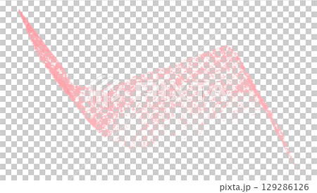 Pink crayon brush stroke isolated on transparent background Pink crayon brush stroke isolated on transparent background 129286126