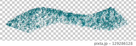 Green crayon brush stroke isolated on transparent background Green crayon brush stroke isolated on transparent background 129286128