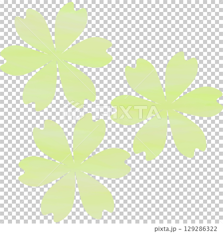 Beautiful watercolor flower icon image illustration 129286322