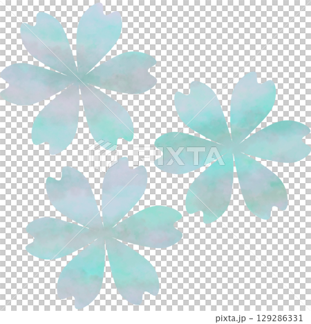 Beautiful watercolor flower icon image illustration Beautiful watercolor flower icon image illustration 129286331