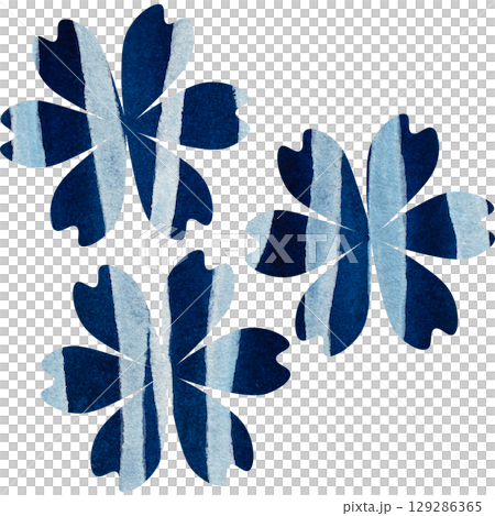 Beautiful watercolor flower icon image illustration 129286365