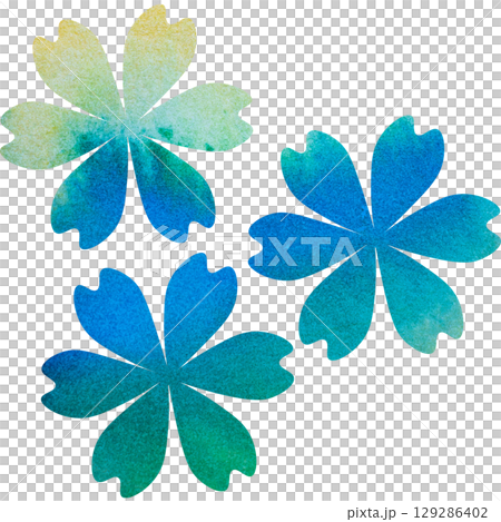 Beautiful watercolor flower icon image illustration Beautiful watercolor flower icon image illustration 129286402