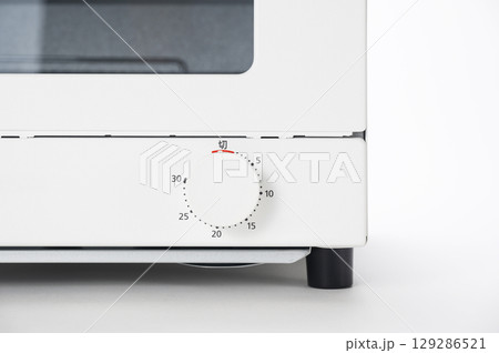 オーブントースターのダイヤル 129286521