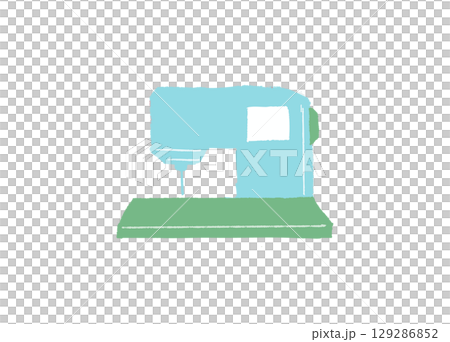 用於手工藝品的縫紉機的手繪插圖 用於手工藝品的縫紉機的手繪插圖 129286852