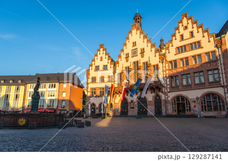 Altstadt Old Town in Frankfurt City. Hesse, Germany 129287141