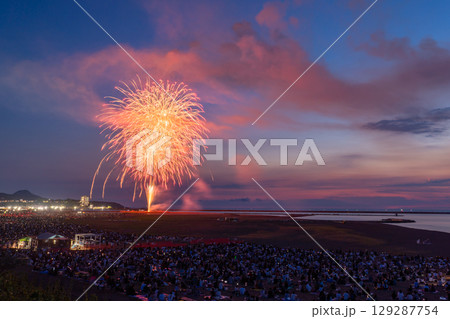 《新潟県》ぎおん柏崎まつり海の大花火大会 《新潟県》ぎおん柏崎まつり海の大花火大会 129287754