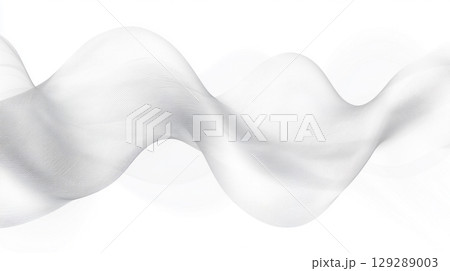 Abstract wavy lines illustration set on a white background, in the style of grey and black. Abstract wavy lines illustration set on a white background, in the style of grey and black. 129289003