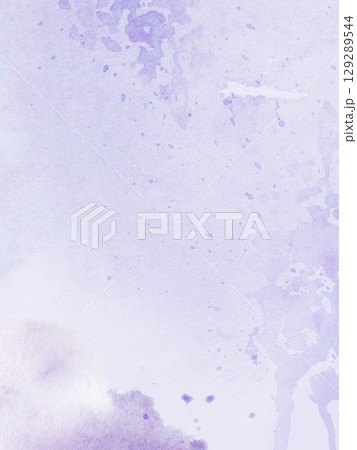 Watercolor background lilac, purple with abstract spots, handmade Watercolor background lilac, purple with abstract spots, handmade 129289544