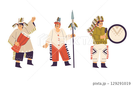 Celebrating Indigenous Figures A Rich Cultural Heritage Expressed through Illustrative Artworks 129291019