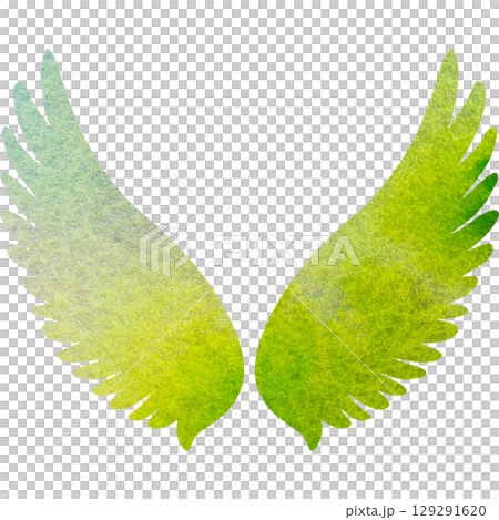 Beautiful watercolor angel wings icon image illustration Beautiful watercolor angel wings icon image illustration 129291620