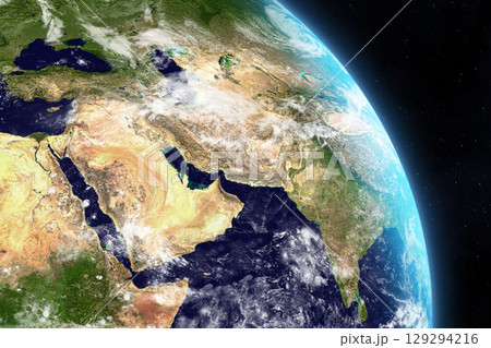 Planet Earth. Africa and Asia. Planet Earth. Africa and Asia. 129294216