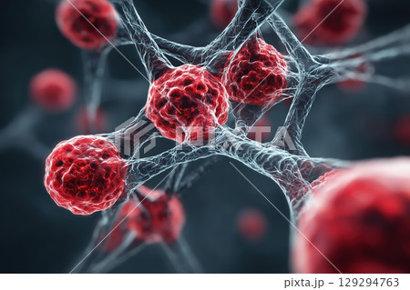 Hemoglobin molecule in human body. Iron-containing oxygen transport protein in red blood cells Hemoglobin molecule in human body. Iron-containing oxygen transport protein in red blood cells 129294763