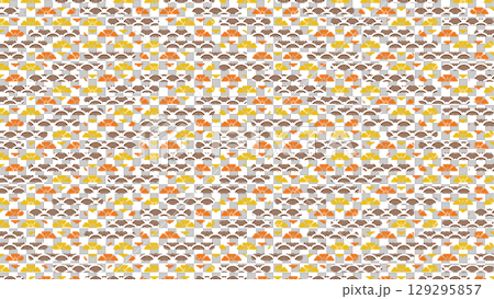 Autumn season colorful Japanese pattern background illustration 129295857