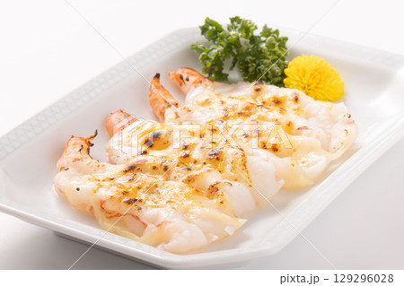 赤エビ チーズ焼き 赤エビ チーズ焼き 129296028