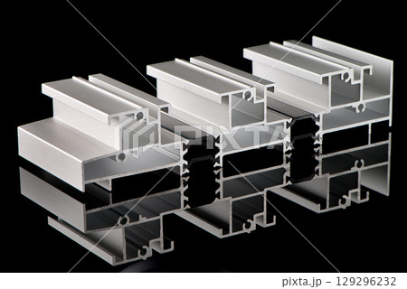 Aluminium profile sample Aluminium profile sample 129296232