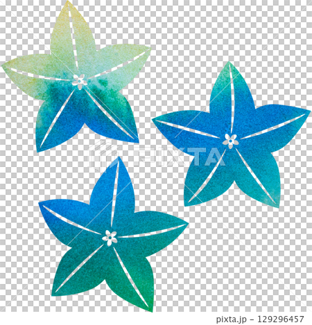 美麗的水彩風鈴草花圖示圖像插圖 美麗的水彩風鈴草花圖示圖像插圖 129296457