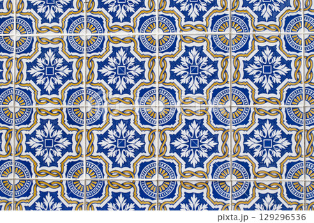 Portuguese glazed tiles 068 Portuguese glazed tiles 068 129296536