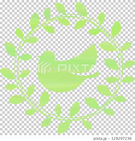 美麗的水彩畫橄欖和鳥圖示圖像插圖 美麗的水彩畫橄欖和鳥圖示圖像插圖 129297236