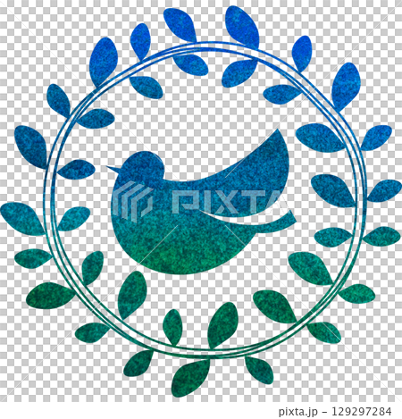 Beautiful watercolor olive and bird icon image illustration Beautiful watercolor olive and bird icon image illustration 129297284