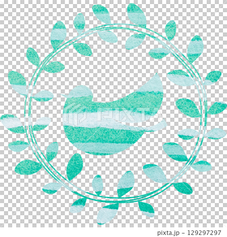 Beautiful watercolor olive and bird icon image illustration Beautiful watercolor olive and bird icon image illustration 129297297